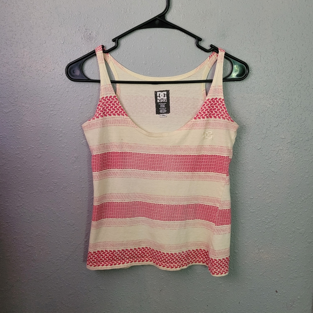 DC Striped Tank Top Women's Size XS